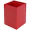 JAM Paper Red Stackable Deluxe Desktop Organizer Set